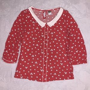 disney lauren conrad collection collared blouse